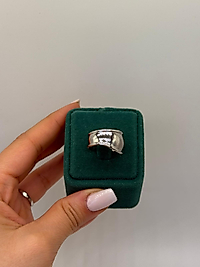 Xuping Geniş Form Parlak Yüzük