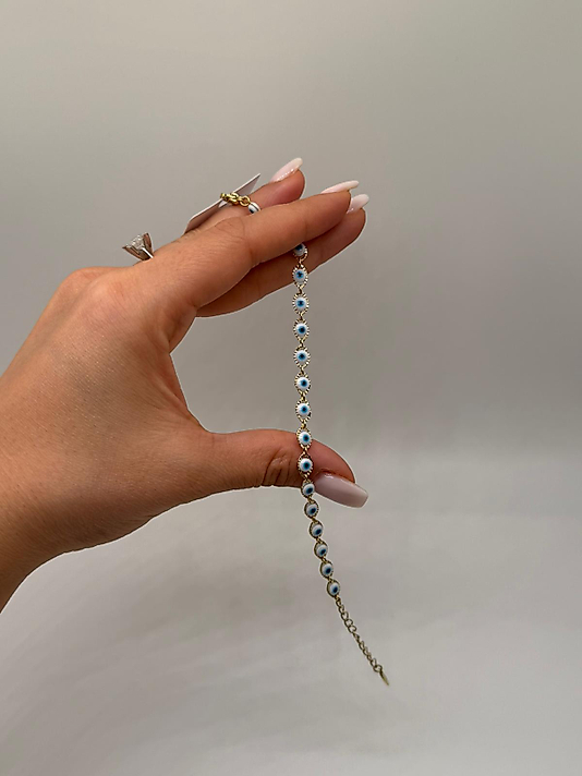 Xuping Gold Nazar Boncuklu Bileklik