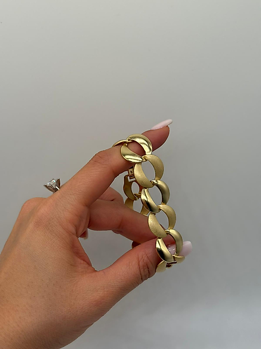 Xuping Mat–Parlak Halkalı Zincir Bileklik