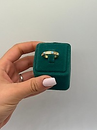 Xuping Nazar Gözlü Taşlı Gold Yüzük