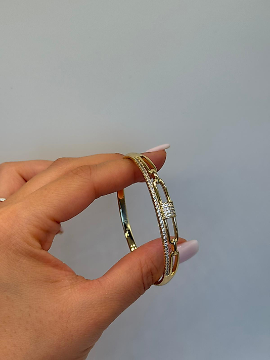 Xuping Diamond Lock Xuping Taşlı Kelepçe