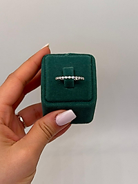 Xuping Tek Sıra İnce Taşlı Yüzük