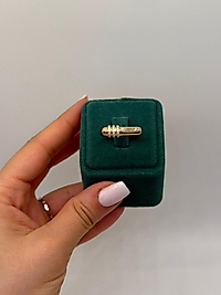 Xuping Linea Minimal Altın Kaplama Yüzük