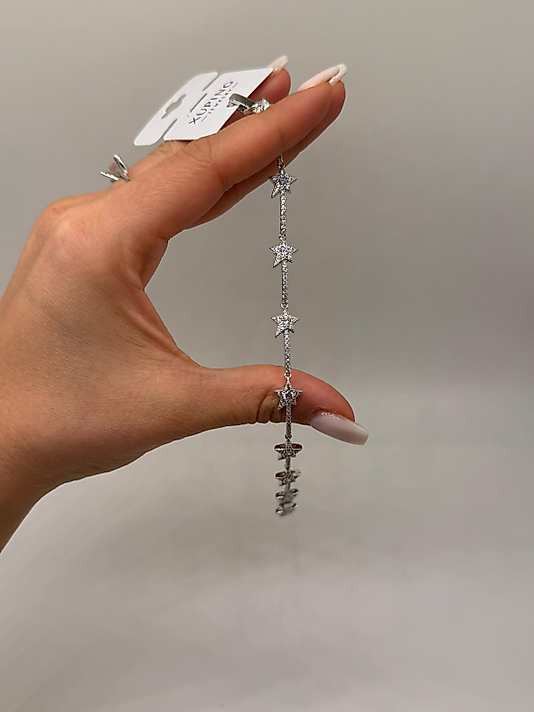 Xuping Silver Yıldız Detaylı Zirkon Bileklik