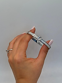 Xuping Tektaş Detaylı Taşlı Kelepçe