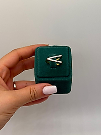 Xuping Zarif Kesişim Pırlanta Yüzük