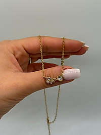 Kalp ve Kanat Figürlü Zarif Kolye