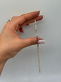 Xuping Pul Detaylı Altın Renk Zincir Bileklik