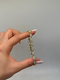 Xuping Damla Taşlı Gold Bileklik