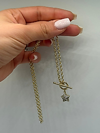 Altın Yıldız Detaylı Xuping Kolye