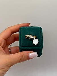 Çift Halkalı Taşlı Xuping Yüzük