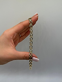 Xuping VIP Çelik 14K Altın Renk Özel Kilitli Kadın Bileklik