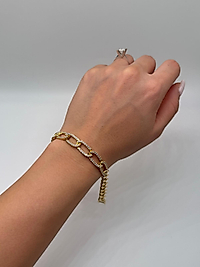 Xuping Gold Taşlı Zincir Bileklik