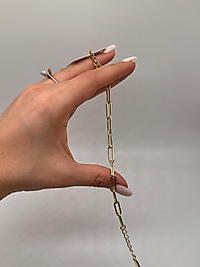 Xuping Gold Uzun Halkalı Zincir Bileklik