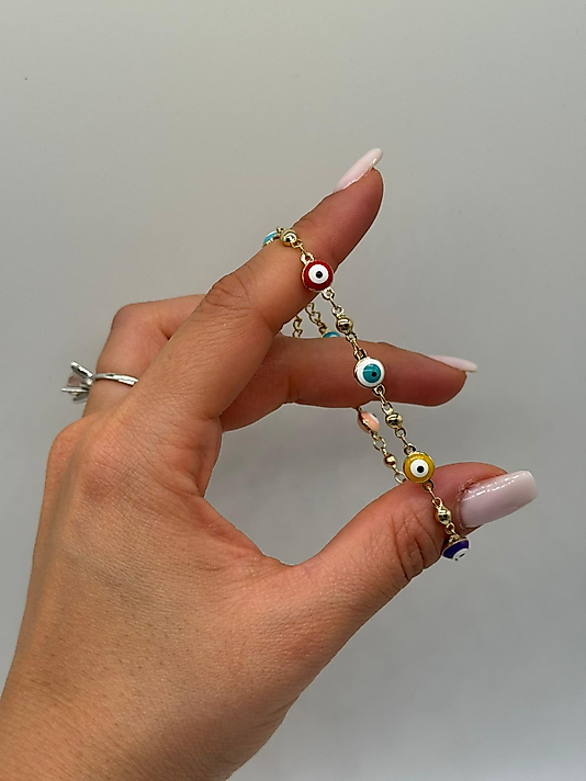 Xuping Nazar Boncuklu Bileklik 14k