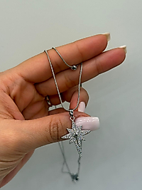 Kutup Yıldızı Taşlı Kolye