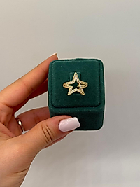 Xuping Stella Işıltı Altın Kaplama Yüzük