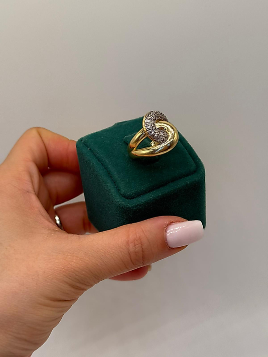 Altın Düğüm Xuping Yüzük