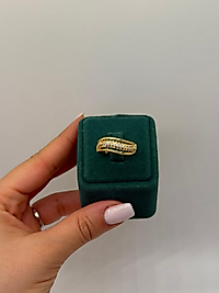 Altın Işıltı Xuping Yüzük