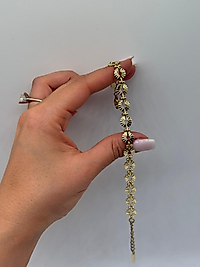 Xuping Papatya Desenli Altın Renk Bileklik