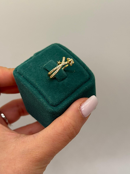 Celeste Altın Xuping Yüzük