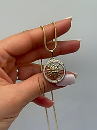 Xuping 14K Altın Kaplama Kolye