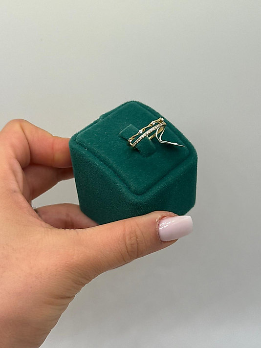 Minimal Chain Işıltı Xuping Yüzük