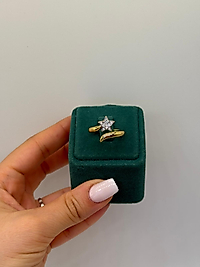 Xuping Stella Twist Altın Kaplama Yüzük