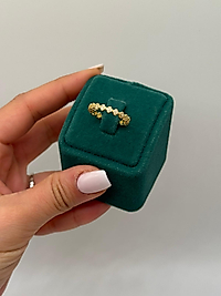 Xuping Wave Taşlı Yüzük