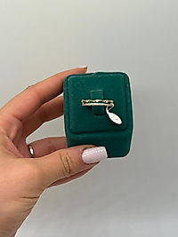 Minimal Chain Işıltı Xuping Yüzük