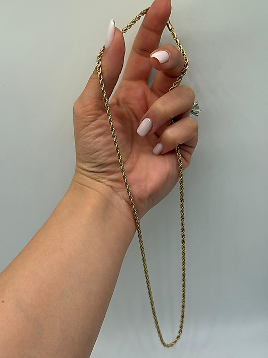 Klasik Burgu Çelik Kolye