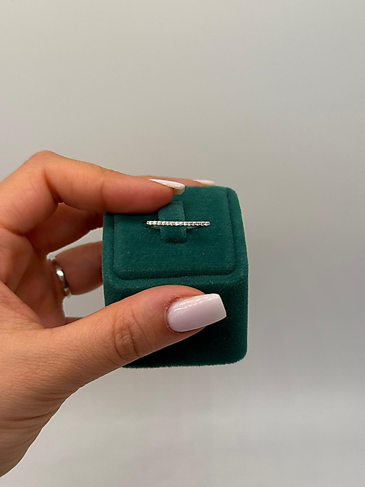 Xuping Minimal Taşlı İnce Yüzük