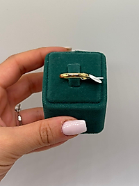 Xuping Klasik Gold Düz Yüzük